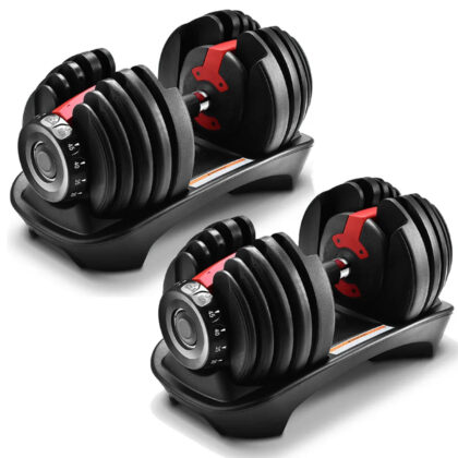 24KG Adjustable Rubber Iron Dumbbell – Multiple Weight Options, Affordable Home Fitness Equipment