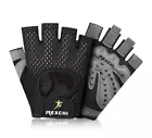 REXCHI Half Finger Sport Training Gloves Non-slip Breathable Fitness Gloves Outdoor Cycling Gloves Indoor Sports Protective Gear